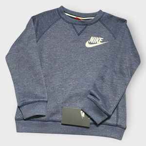 Nike Sportswear Club Fleece Big Kids Crew-Neck Sweatshirt Boys size 6 New NWT